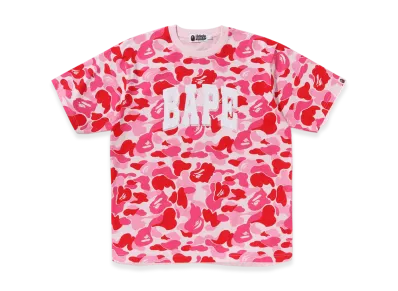 A BATHING APE ABC Camo Relaxed Fit Bape Logo Tee "Pink"
