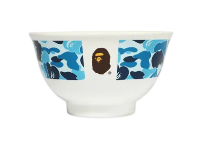 A BATHING APE ABC Camo Rice Bowl "Blue"