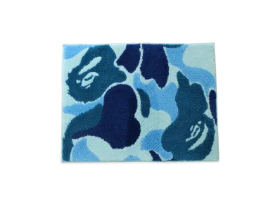 A BATHING APE ABC Camo Rug Mat "Blue"