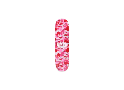 A BATHING APE ABC Camo Skateboard "Pink"