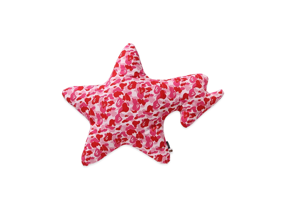 A BATHING APE ABC Camo Sta Big Cushion "Pink"