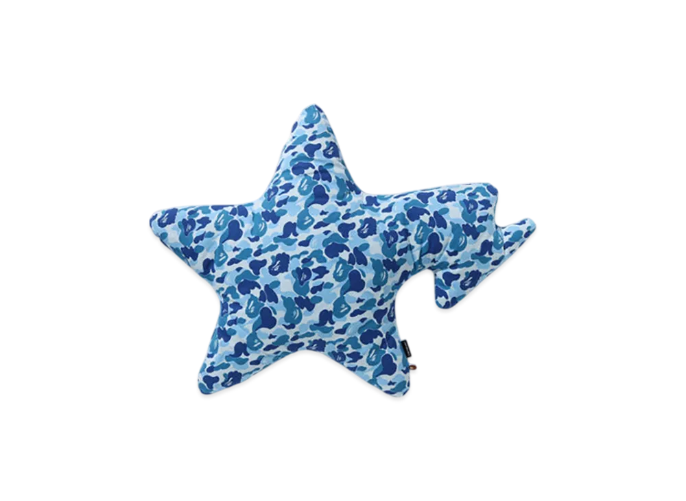 A BATHING APE ABC Camo Sta Big Cushion "Blue"