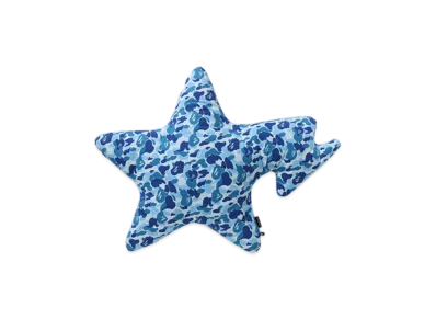 A BATHING APE ABC Camo Sta Big Cushion "Blue"