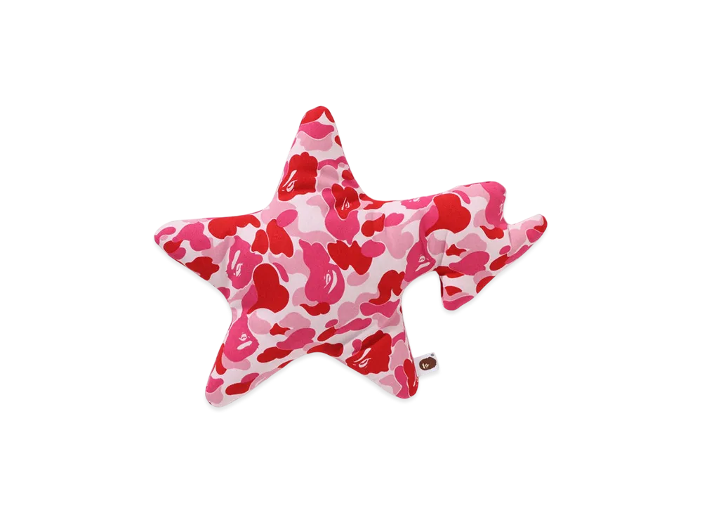 A BATHING APE ABC Camo Sta Cushion "Pink"