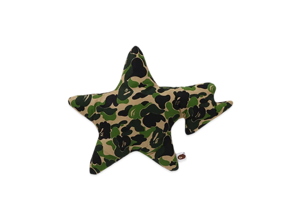 A BATHING APE ABC Camo Sta Cushion "Green"
