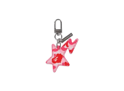 A BATHING APE ABC Camo Sta Keychain "Pink"