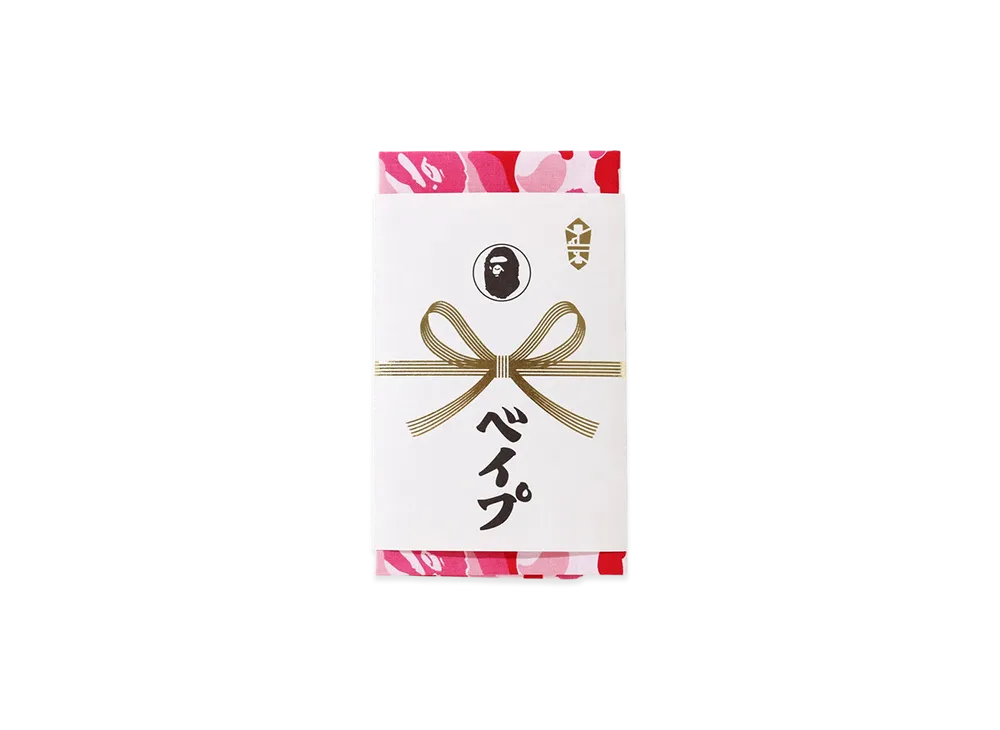 A BATHING APE ABC Camo Tenugui "Pink"