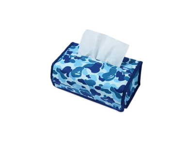 A BATHING APE ABC Camo Tissue Cover "Blue"