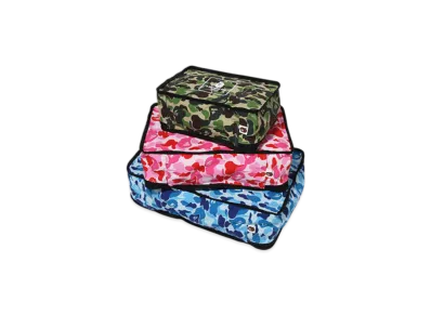 A BATHING APE ABC Camo Travel Pouch "Multi"