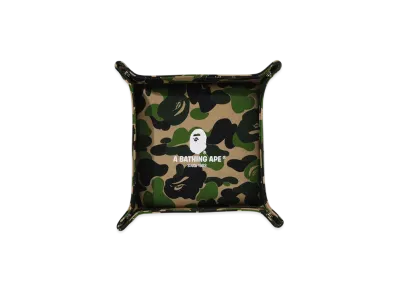 A BATHING APE ABC Camo Tray (L) Travel "Green"