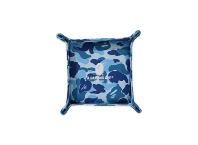 A BATHING APE ABC Camo Tray (L) Travel "Blue"