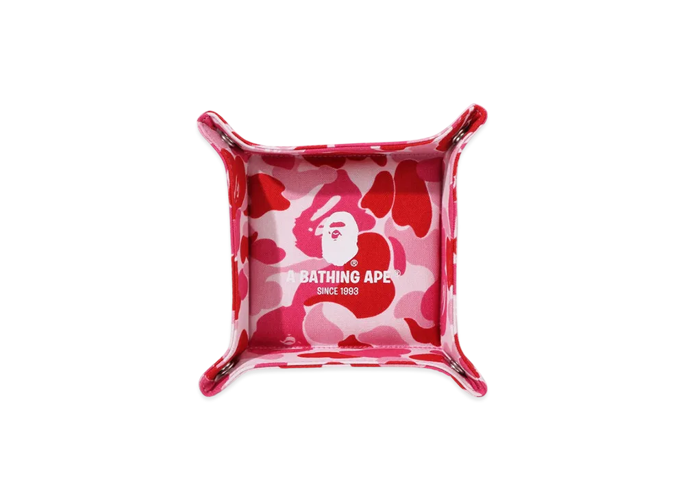 A BATHING APE ABC Camo Tray (M) Travel "Pink"