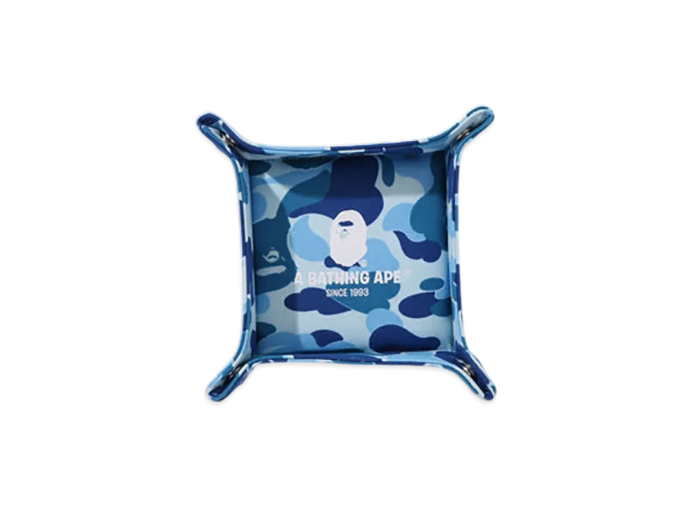 A BATHING APE ABC Camo Tray (M) Travel "Blue"