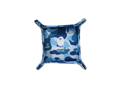 A BATHING APE ABC Camo Tray (M) Travel "Blue"