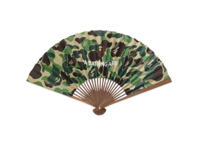 A BATHING APE ABC Japanese Folding Fan "Green"