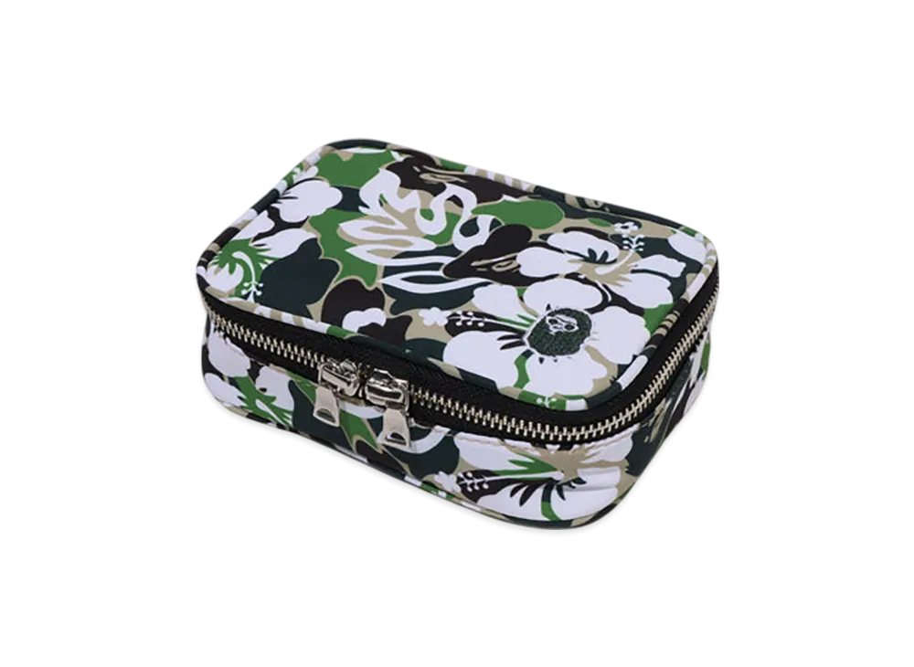 A BATHING APE ABC Resort Camo Amenity Pouch "Green"