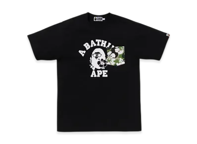 A BATHING APE ABC Resort Camo Pocket College Tee "Black"