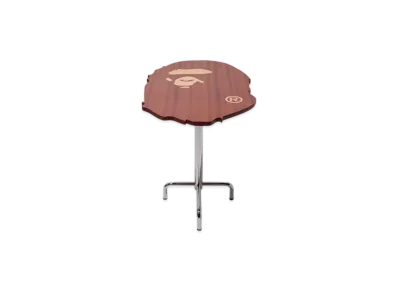 A BATHING APE Ape Head Cafe Table "Brown"