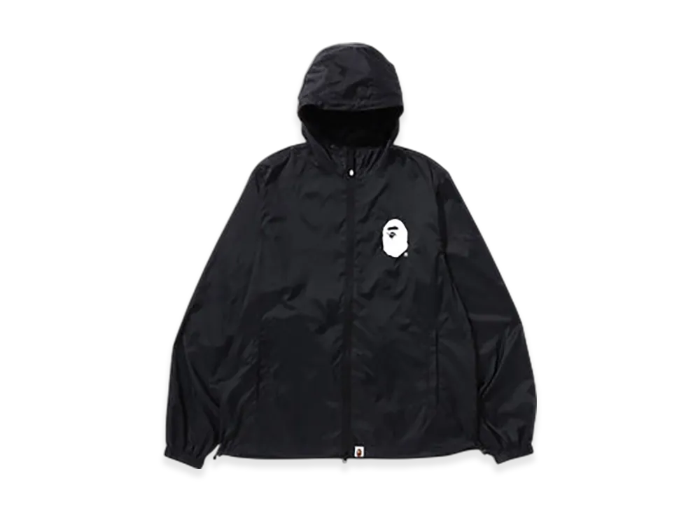 A BATHING APE Ape Head Packable Jacket Travel "Black"