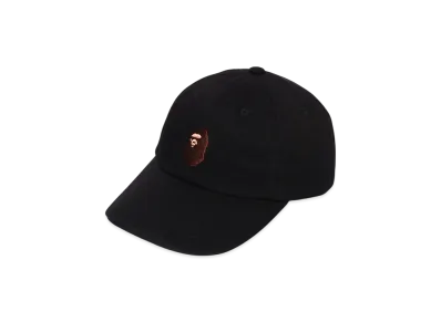 A BATHING APE Ape Head Panel Cap "Black"