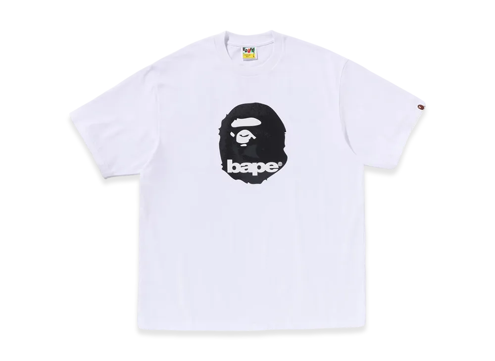 A BATHING APE Ape Head Relaxed Fit Tee "White"