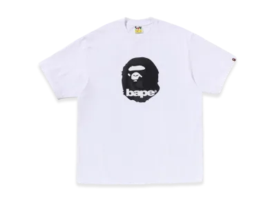 A BATHING APE Ape Head Relaxed Fit Tee "White"