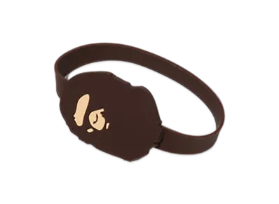 A BATHING APE Ape Head Smartphone Band Mobile "Brown"