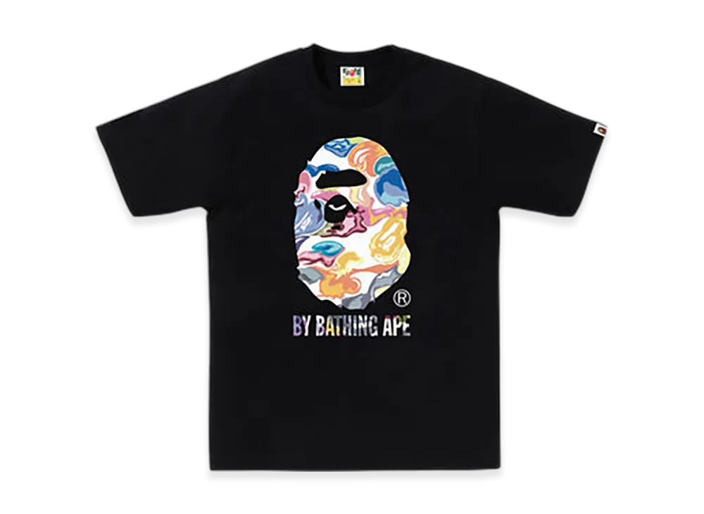 A BATHING APE Art Camo By Bathing Ape Tee "Black"