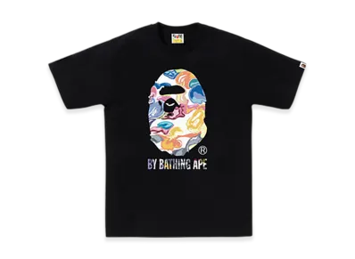A BATHING APE Art Camo By Bathing Ape Tee "Black"