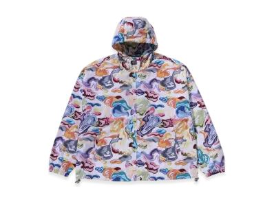 A BATHING APE Art Camo Hooded Jacket "White"
