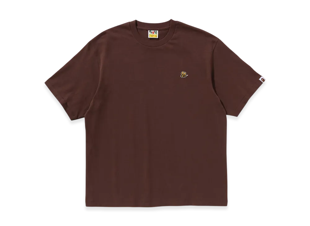 A BATHING APE Bape Bee One Point Relaxed Fit Tee "Brown"