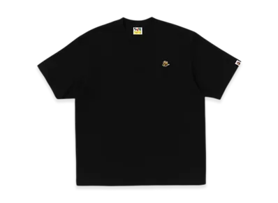A BATHING APE Bape Bee One Point Relaxed Fit Tee "Black"