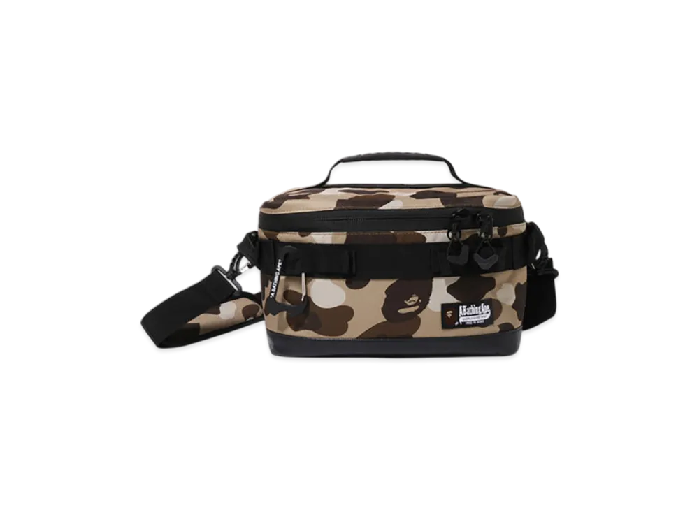 A BATHING APE Bape Camo Soft Cooler S "Beige"