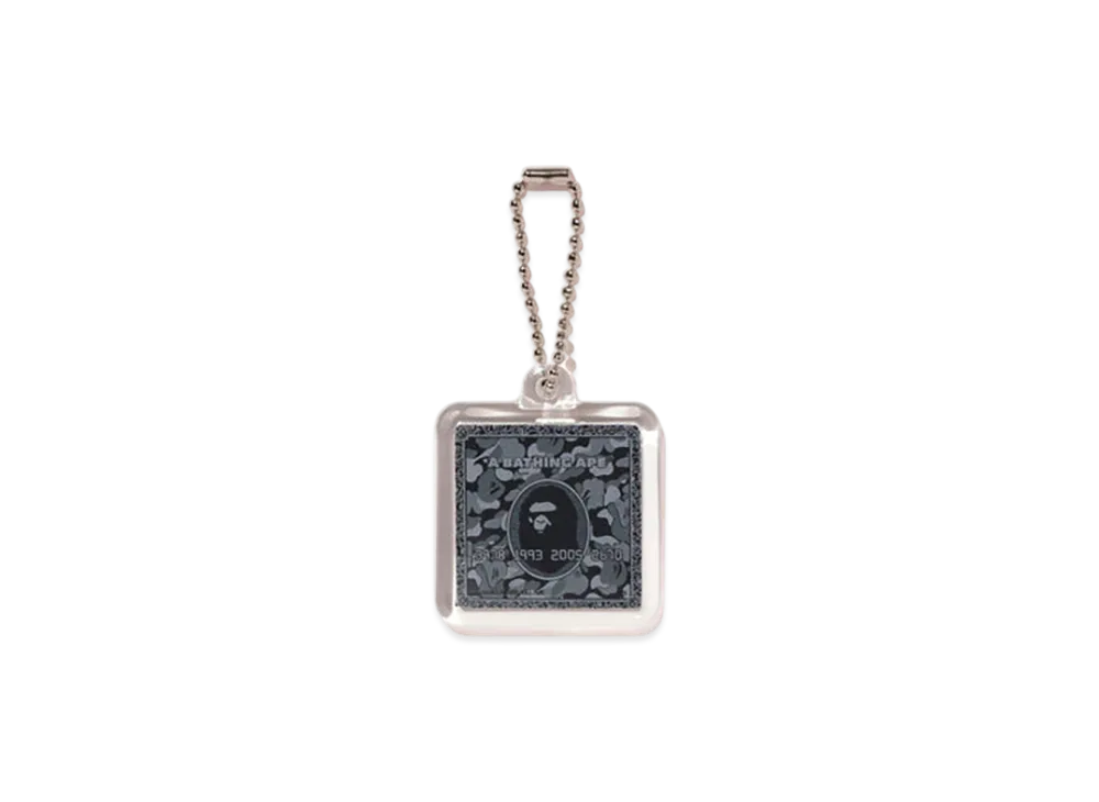 A BATHING APE Bape Card Keychain Bapec "Black"