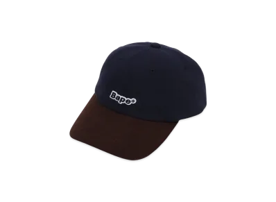 A BATHING APE Bape Corduroy Panel Cap "Navy"