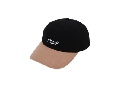 A BATHING APE Bape Corduroy Panel Cap "Black"