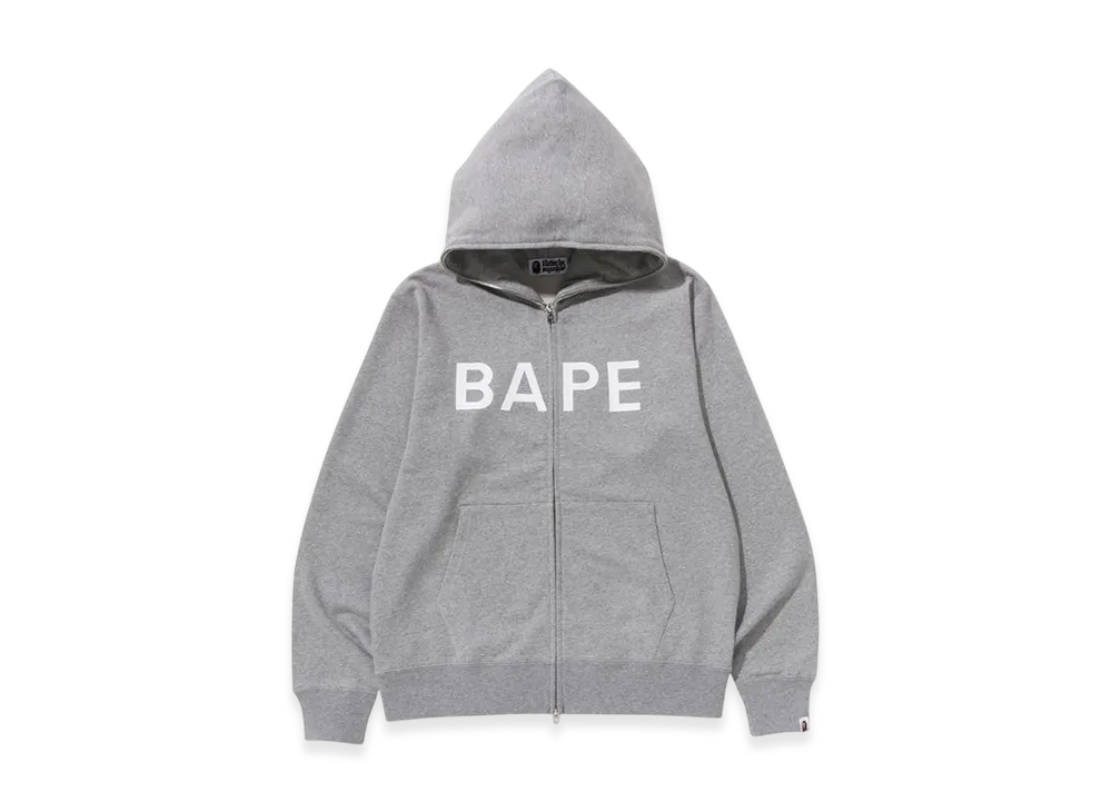 A BATHING APE Bape Full Zip Hoodie "Gray"