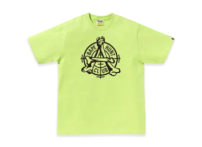 A BATHING APE Bape Hunt Club Tee "Light Green"