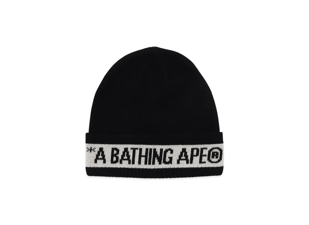 A BATHING APE Bape Knit Cap "Black"