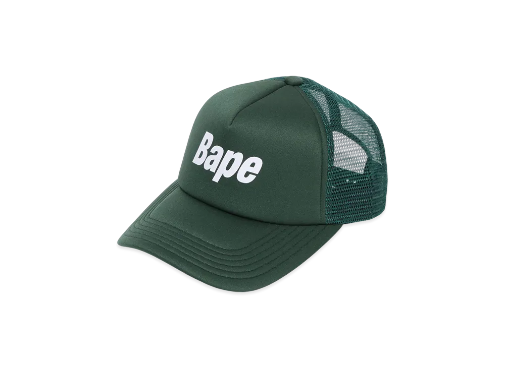 A BATHING APE Bape Logo Mesh Cap "Green"
