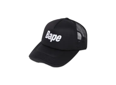 A BATHING APE Bape Logo Mesh Cap "Black"