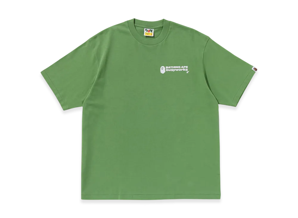 A BATHING APE Bape Logo Relaxed Fit Tee #2 "Green"