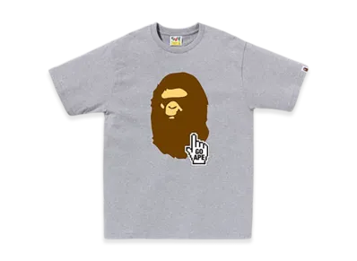 A BATHING APE Bape Online Tee "Gray"
