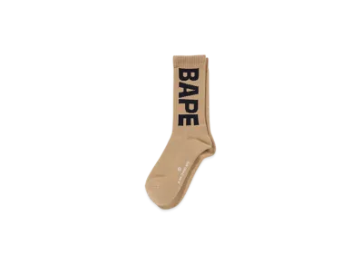 A BATHING APE Bape Socks "Beige"