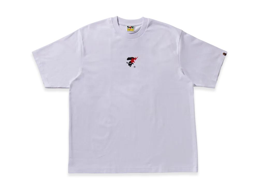A BATHING APE Bape Sta Ape Face Relaxed Fit Tee "White"