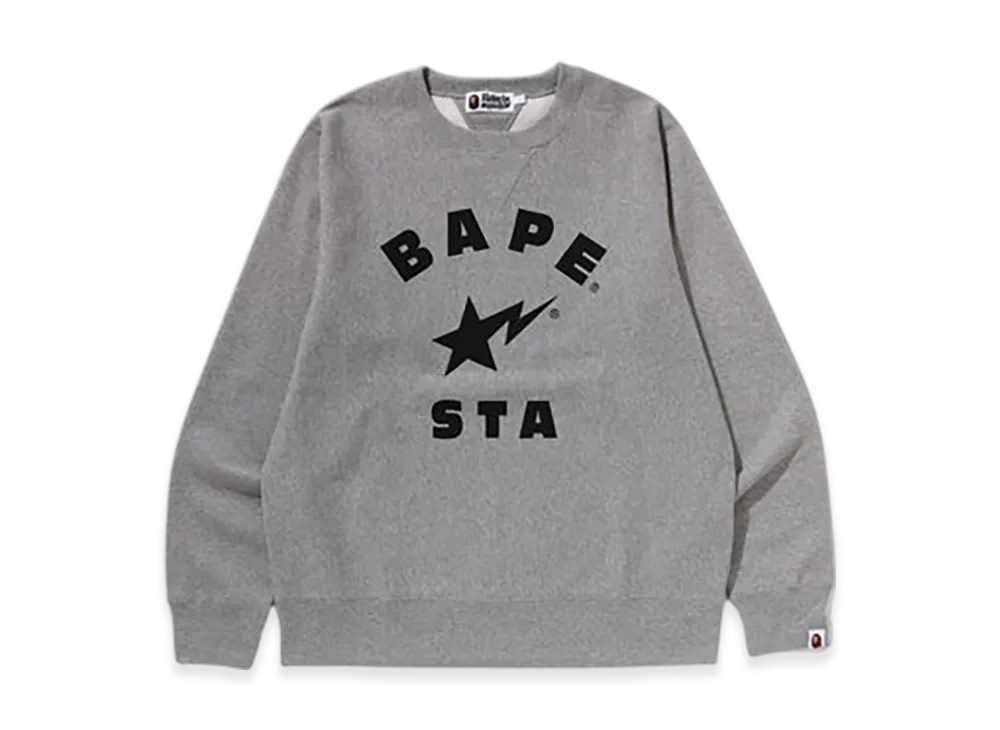 A BATHING APE Bape Sta Crewneck Sweatshirt "Gray"