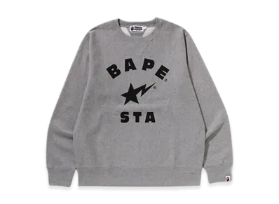 A BATHING APE Bape Sta Crewneck Sweatshirt "Gray"