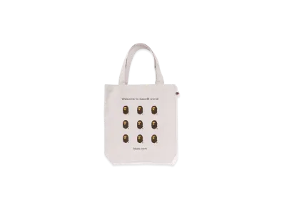 A BATHING APE Bape.Com Tote Bag Bapec "Ivory"