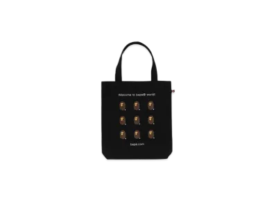 A BATHING APE Bape.Com Tote Bag Bapec "Black"