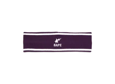 A BATHING APE Bapesta Headband "Purple"